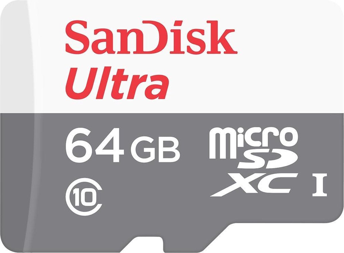 SanDisk MicroSDXC Ultra android 64GB 80MB/s Class 10 adapt