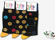 Sockyou box B27 - 3 paar bamboe sokken - Maat 40-45 - Happy pacman games box