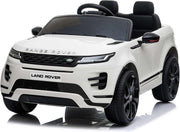 Elektrische auto range rover evoque wit