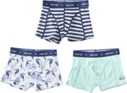 Little Label | jongens onderbroek - 3 stuks -model boxershorts | grijs
