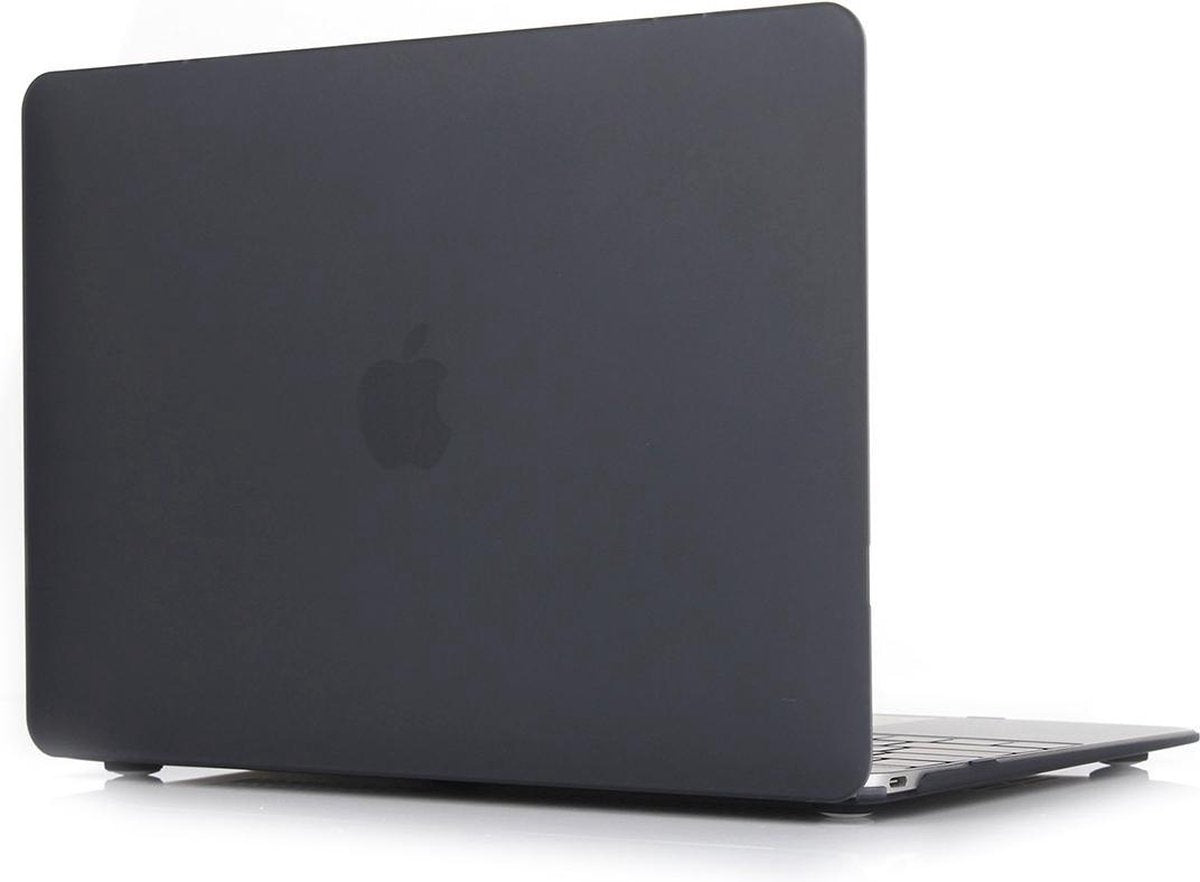 Mobigear Hardshell Case Mat Zwart Macbook Air 13 inch Retina USB-C