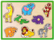 Vigatoys - Puzzel - Wilde dieren - 8st.