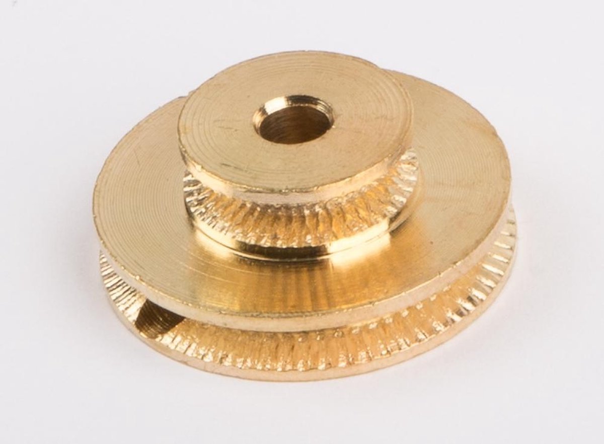 Wilesco - Doppelschnurlaufrolle Messing 25mm D15/21/430/456 - WIL01637 - modelbouwsets