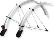 Sks Spatborden Set Bluemels Kunststof 28 Inch X 50 Mm Zilver