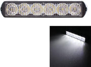 18W 1080LM 6-LED wit licht bedraad auto knipperend waarschuwingssignaallampje