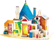 Robotime Lente in Italië SJ302 - Houten Modelbouw - Miniatuur Bouwpakket Huis met LED licht - DIY
