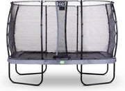 Trampoline EXIT Elegant Premium - 244x427cm + net Deluxe - grijs