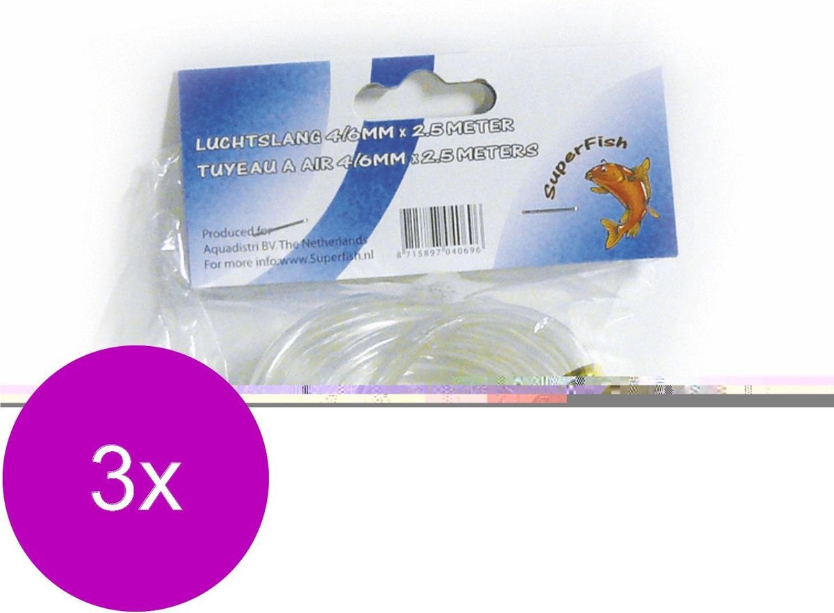 Superfish Luchtslang - Beluchting - 3 x 2.5 m