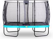 Trampoline EXIT Elegant Premium - 244x427cm met net Deluxe - blauw