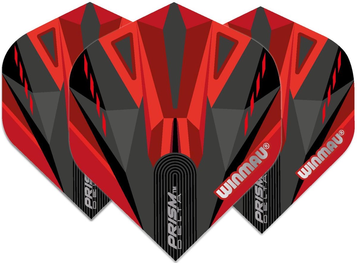 Winmau Prism Delta Black & Red