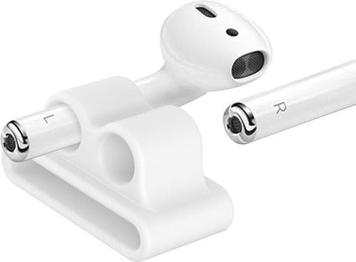 AirPods horlogebandhouder - Wit | Apple Airpod-accessoireshouder voor oefeningen | Beveilig veilig uw AirPods op uw polsband