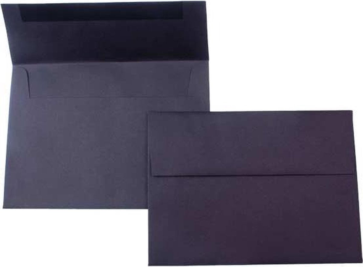Envelopes Black 18.4x13.3cm Premium Opaque (50 pieces)