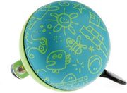 Bel Ding-Dong 60mm upside down groen (hangverpakking)