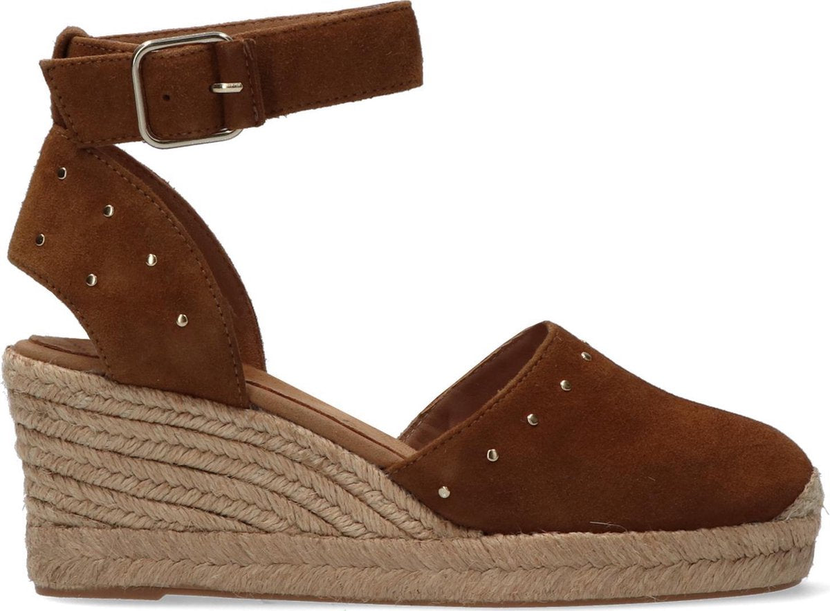 Unisa Cliver Espadrilles - Met Sleehak - Dames - Cognac - Maat 40