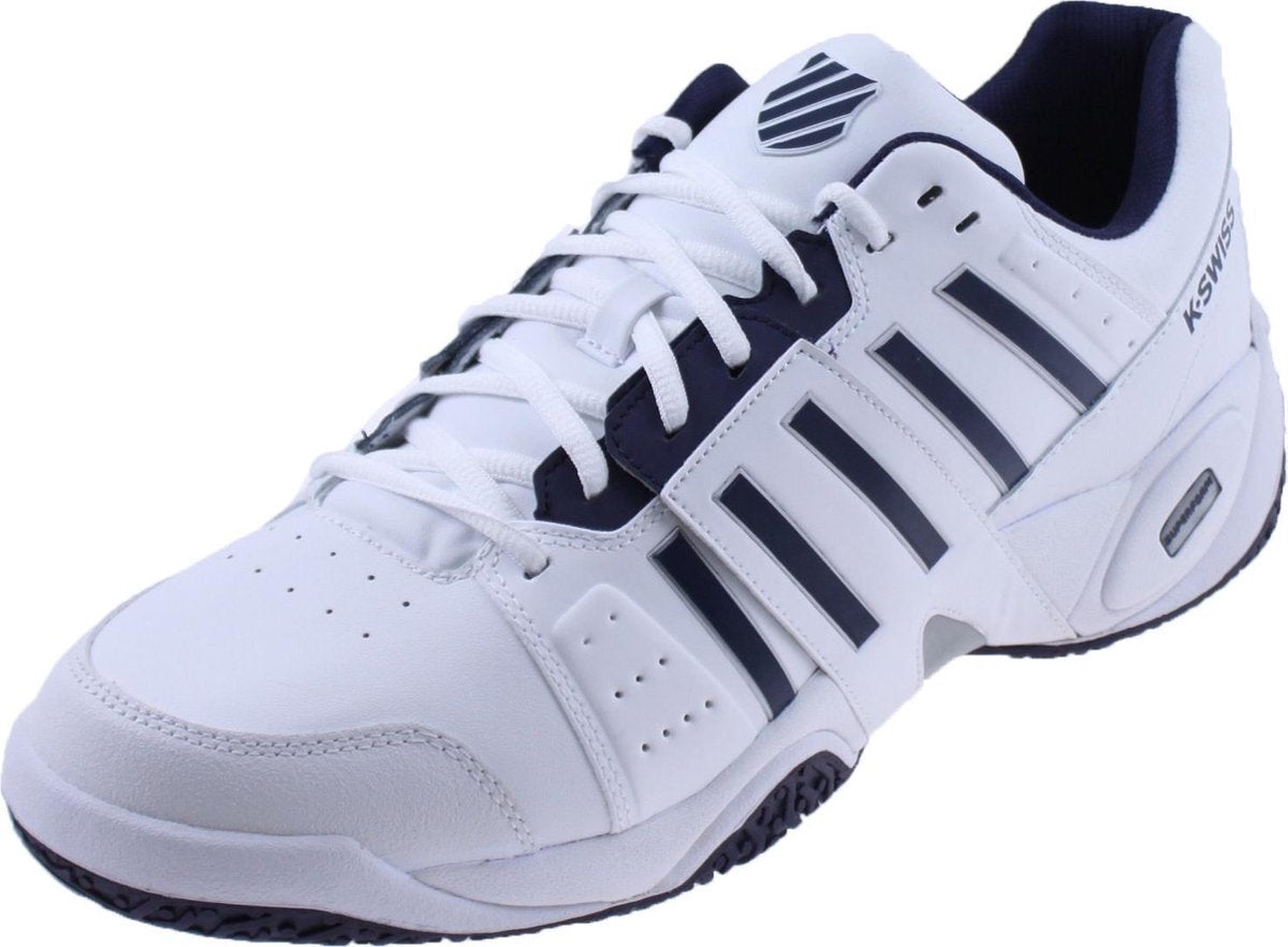 K•Swiss ACCOMPLISH III OMNI - WHITE/NAVY - Tennisschoenen