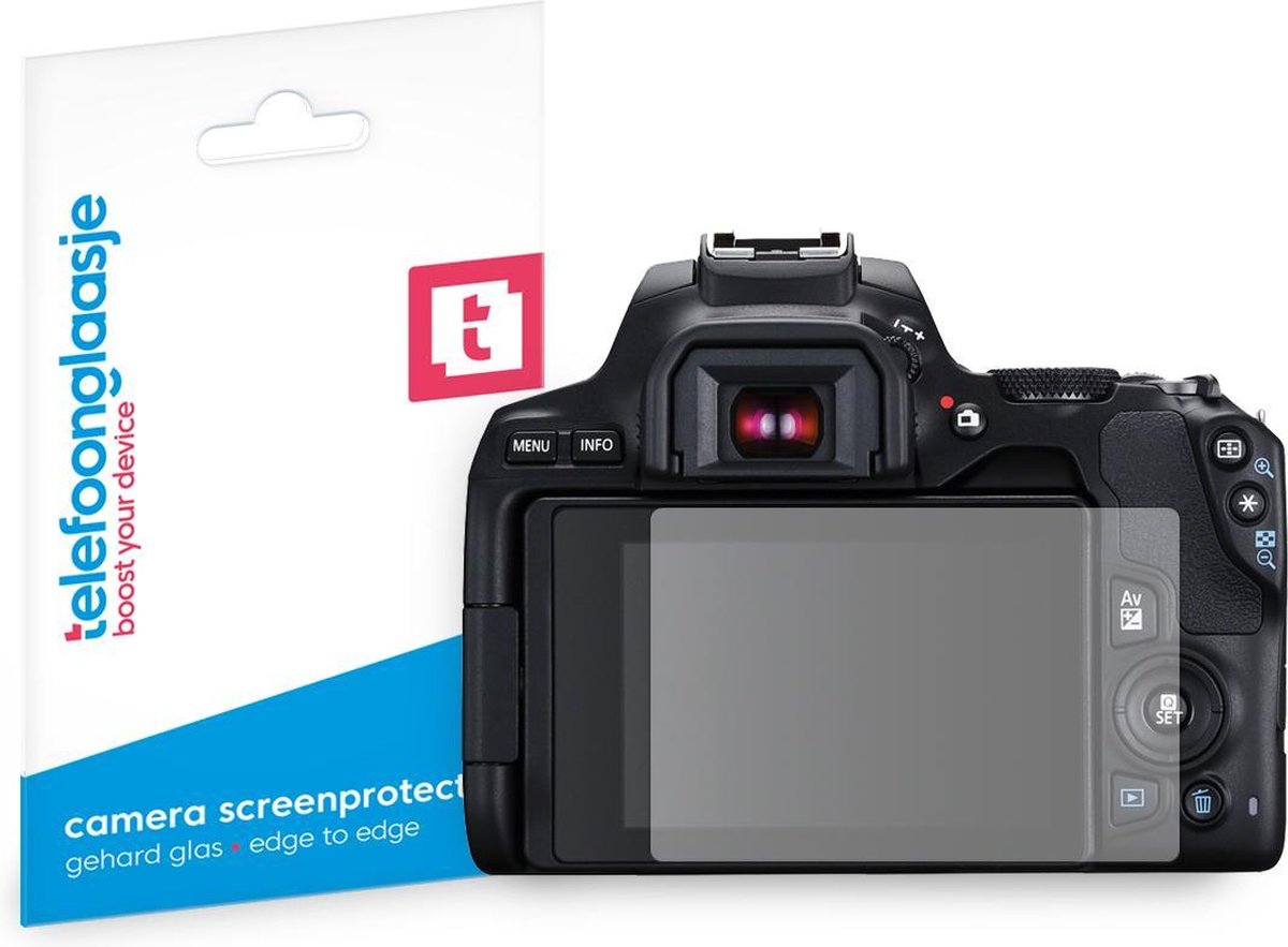 Canon EOS 250D screenprotector gehard glas