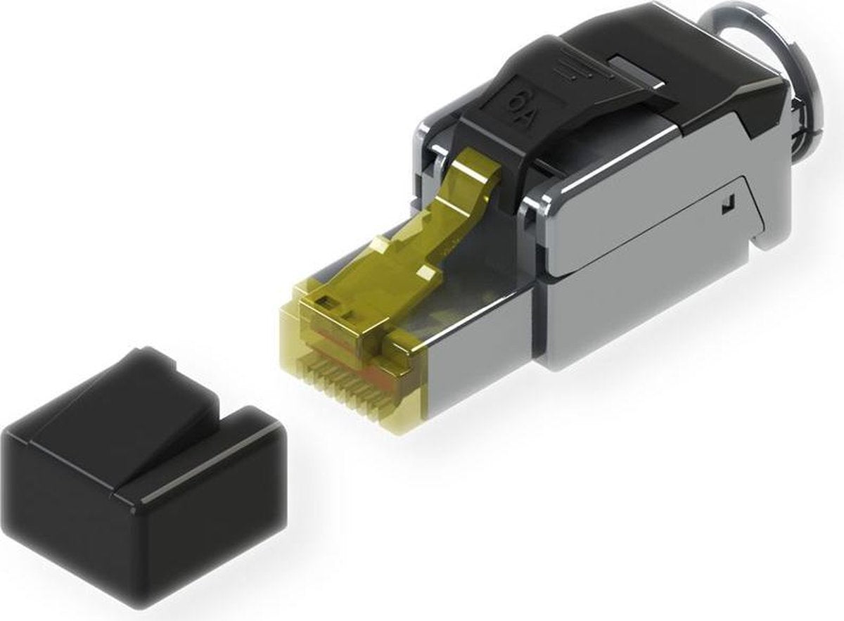 Roline Premium RJ45 toolless connector voor F/UTP / S/FTP CAT6a netwerkkabel - per stuk
