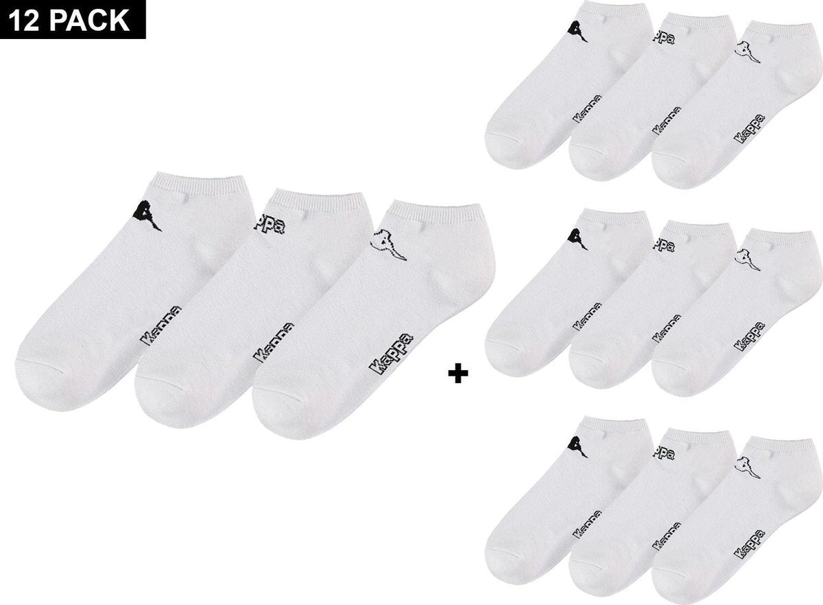 Kappa - Logo Trex 12-Pack - Wit - Algemeen - maat  39 - 42
