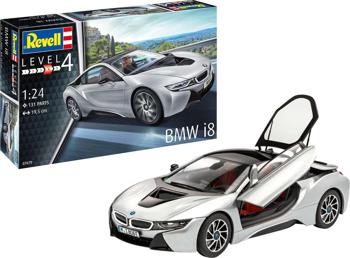 1:24 Revell 67670 BMW i8 - Model Set Plastic kit