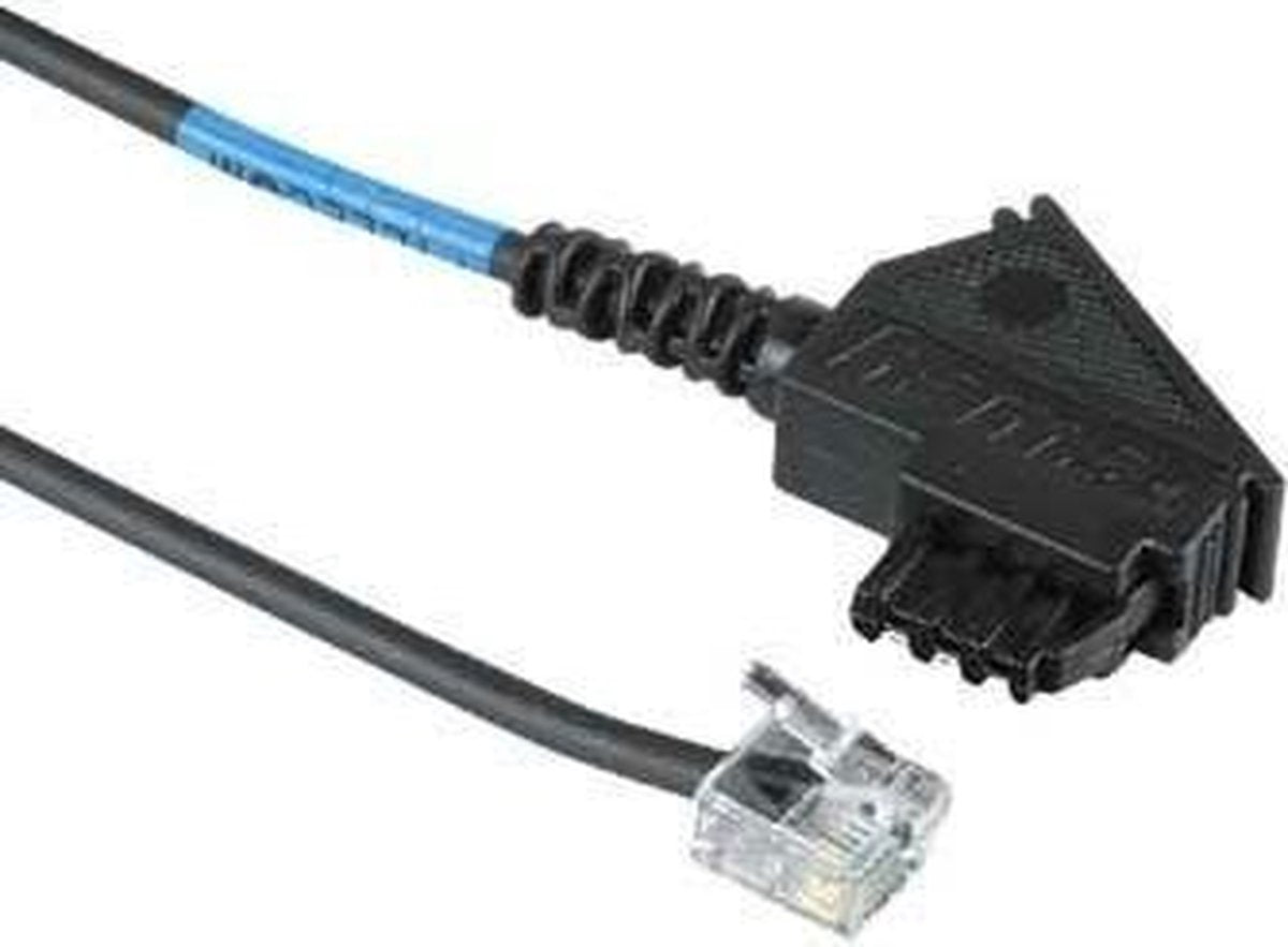 Hama 00044825 telefoonkabel 6 m Zwart