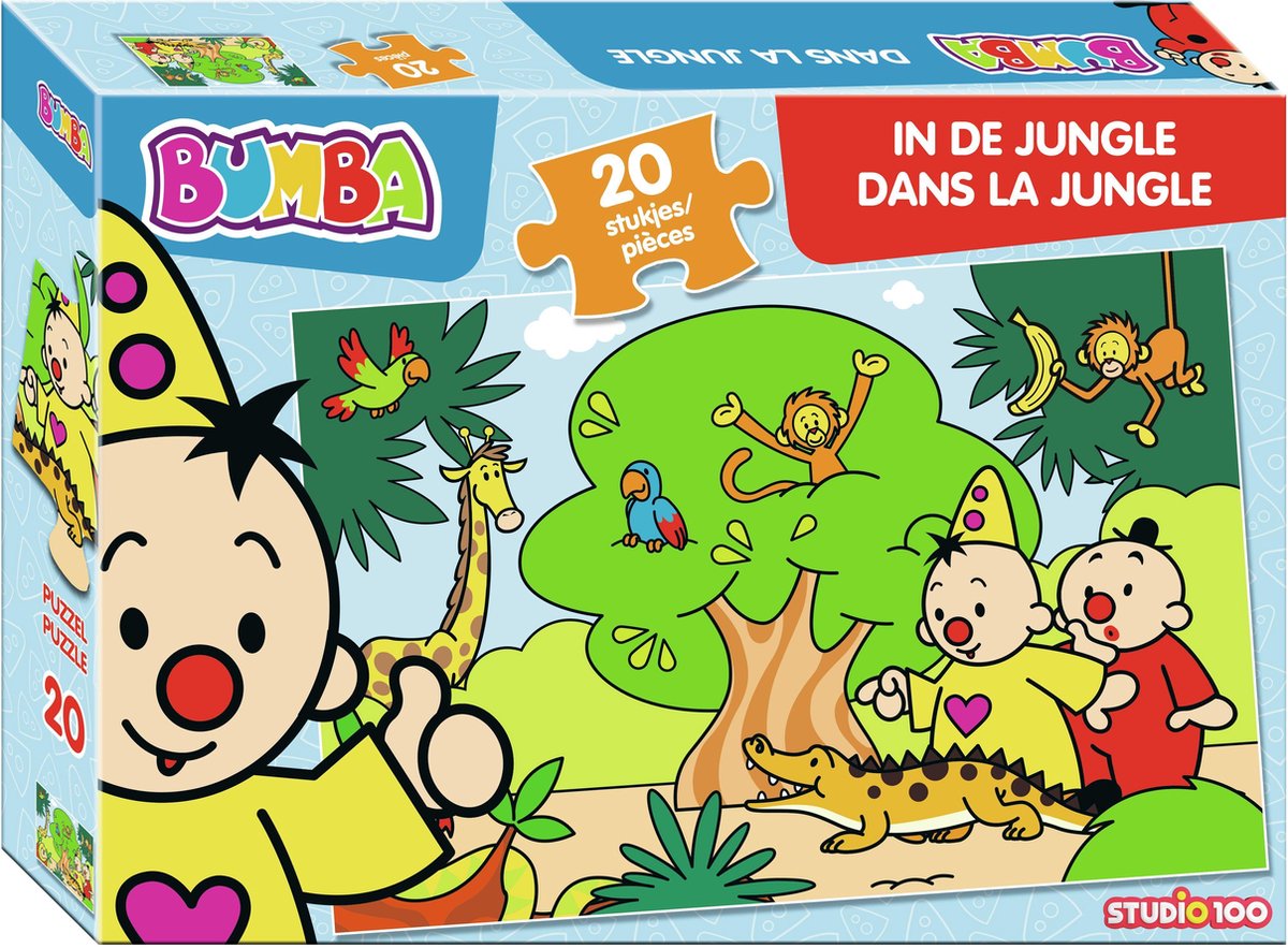 Bumba : puzzel - In de jungle - 20 st