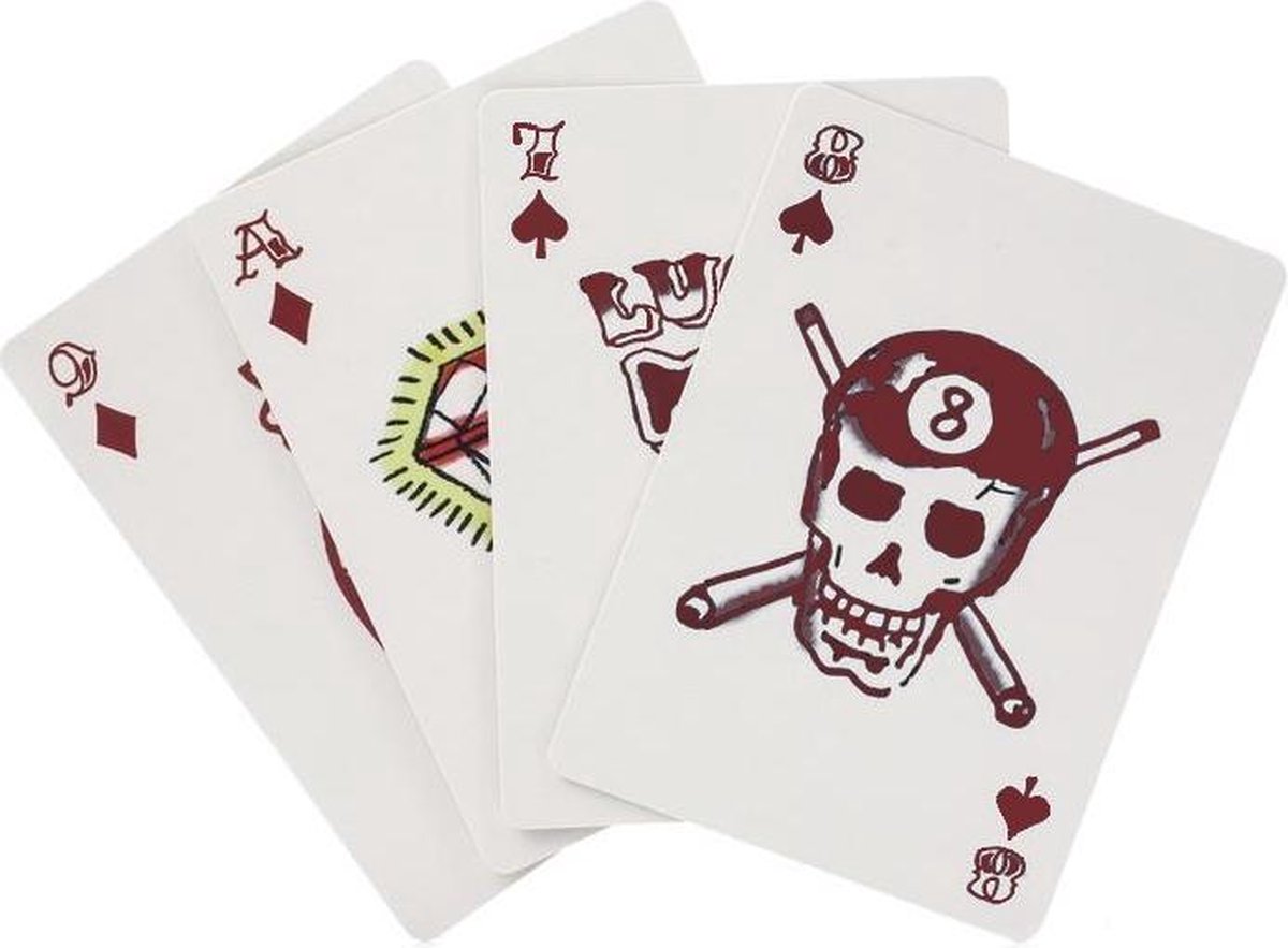 Kikkerland Speelkaarten Tattoo 5 X 7