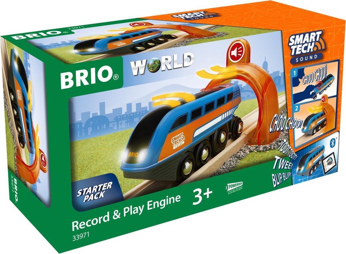 BRIO Smart Tech Sound Record & Play-locomotief - 33971