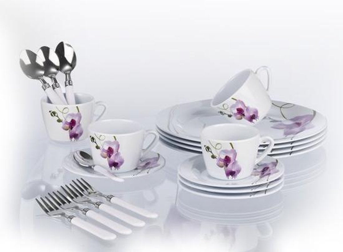 ComfortTrends Servies Koffie Kunststof - Ø21 cm