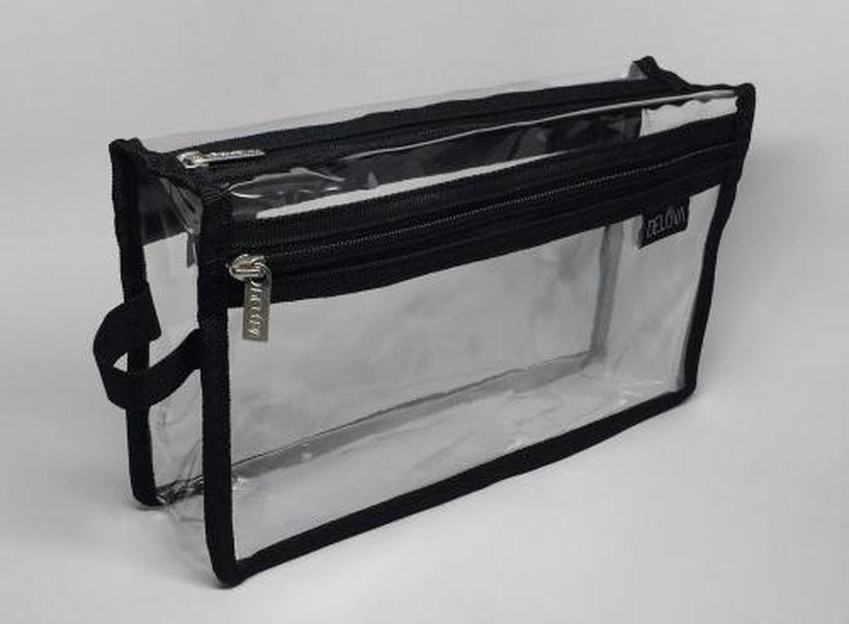 Deluva Make-up Opbergtas voor de Professional Visagist/MUA - transparant - 28x15x7
