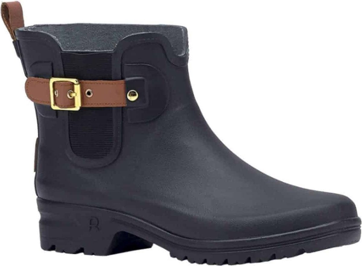 Dames korte regenlaars Rouchette 181 Zwart - zwart - 39
