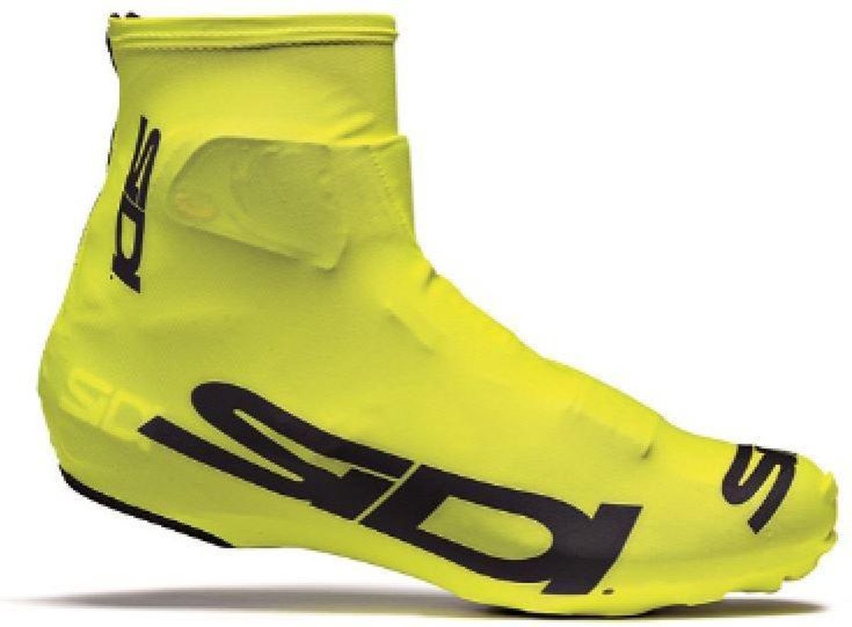 Sidi Copriscarpe Chrono - Fietsoverschoenen - Lycra - Geel - Maat L = 41/43