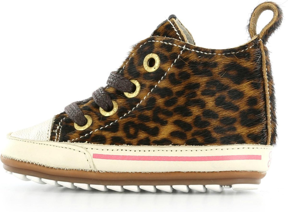 Shoesme babyschoentjes Smart bruin pony hair