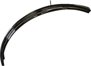 Voorspatbord 28 inch tour zwart - ZWART