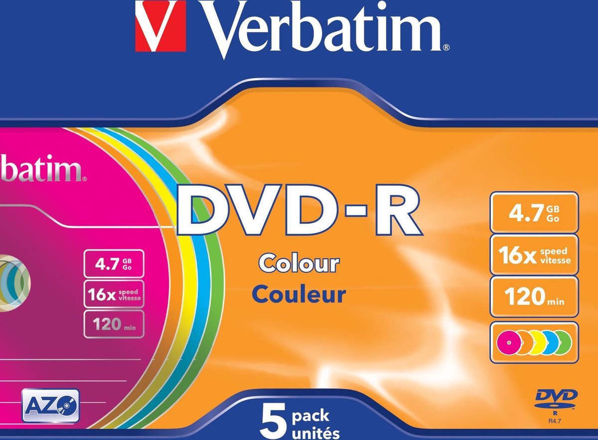"Verbatim DVD-R AZO 4