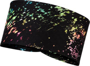 BUFF® Coolnet UV+ Tapered Headband SPECKLE BLACK - Multifunctioneel - Zonbescherming - One size