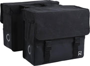 Dubbele Canvas Plus Tas 57 L Zwart/Matzwart