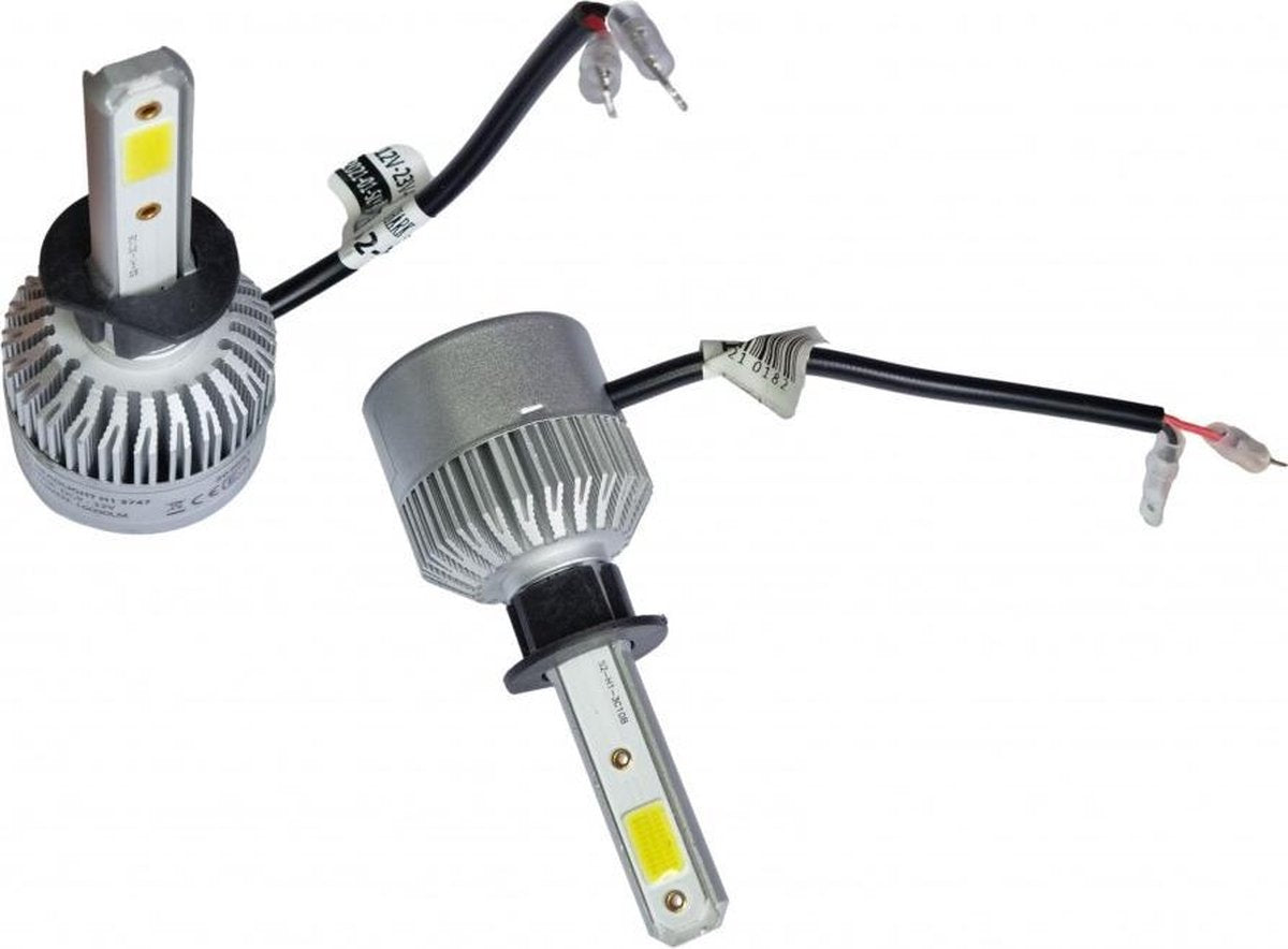 H1 koplamp set | 2x LED COB daglichtwit 6500K - 2x 8000 Lumen | 2x36W 9-32V