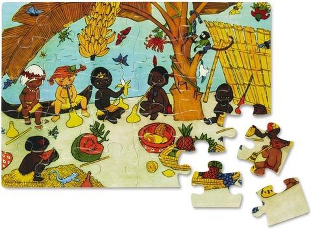 Micki Houten puzzel pippi langkous 30 stukjes