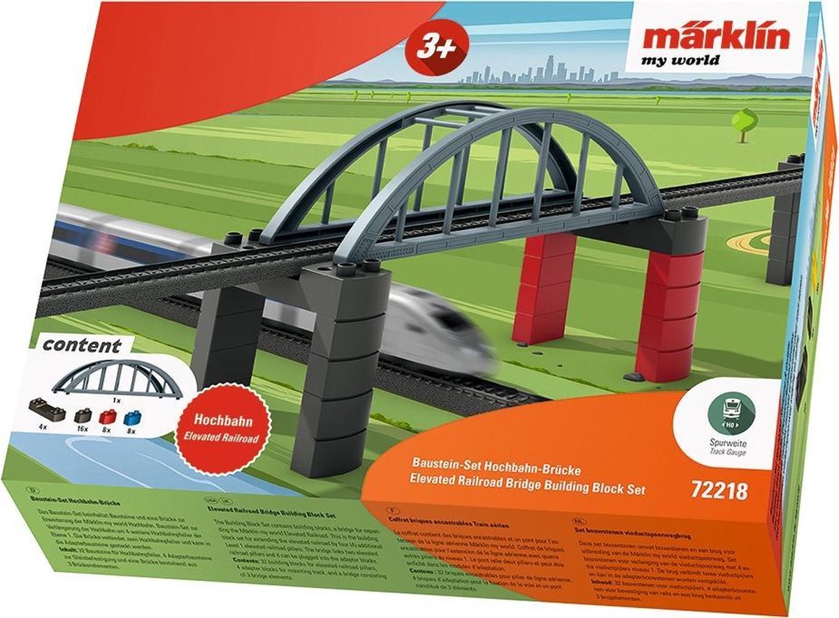 Marklin Bouwstenenset Spoorwegviaduct My World H0 39-delig