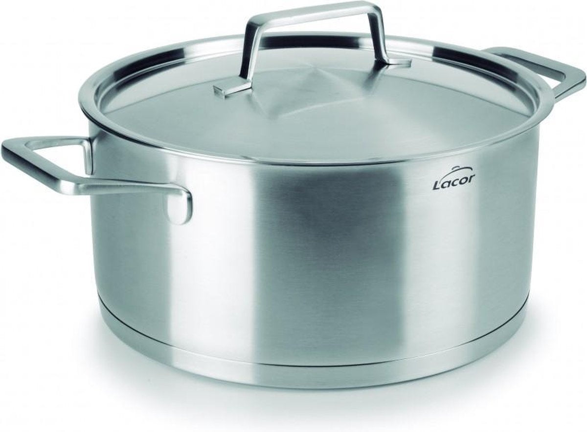Lacor Foodie Kookpan met Deksel - Ø 18cm - 2 L - Rvs