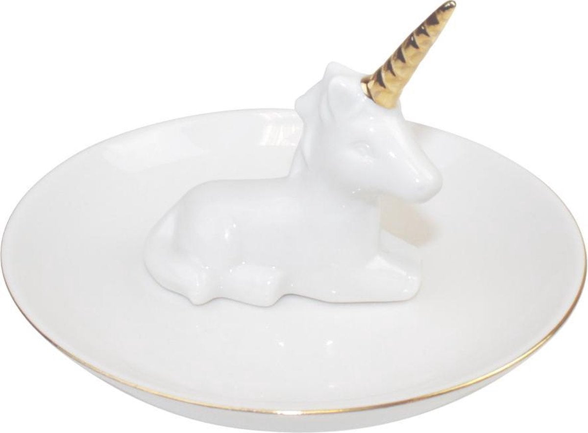 Theetip / juwelenhouder unicorn Housevitamin goud