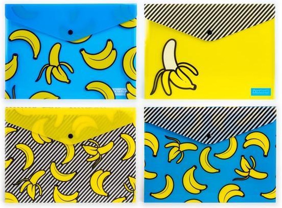 Mustard - Documenthouder - documentenmap - banaan - A4