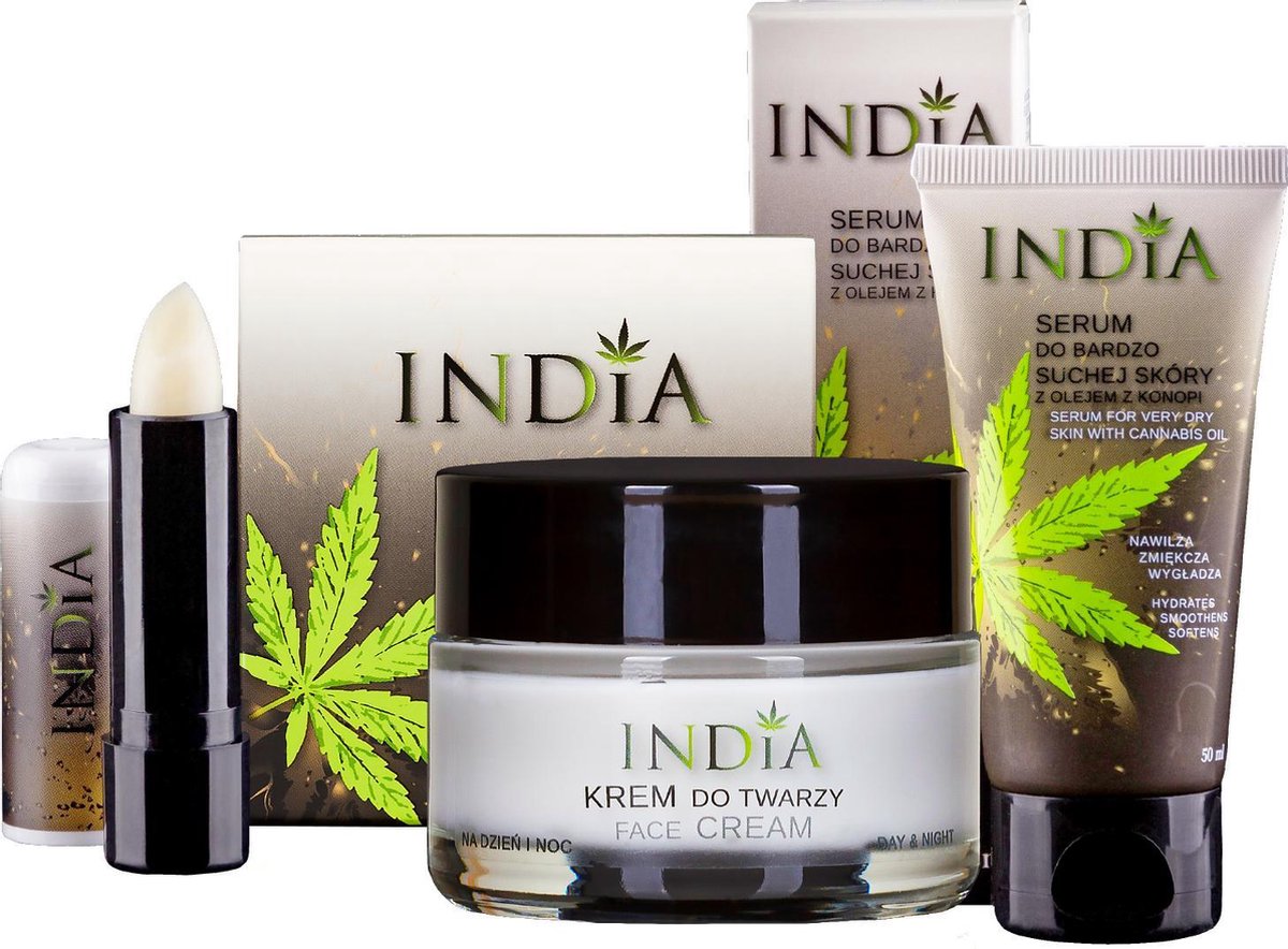 India Cosmetics Mini cosmetische set met hennepolie - de meest populaire India producten