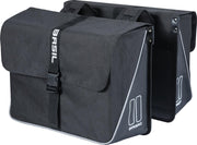 Dubbele fietstas Basil Forte 35 liter 41 x 15 x 34 cm - zwart