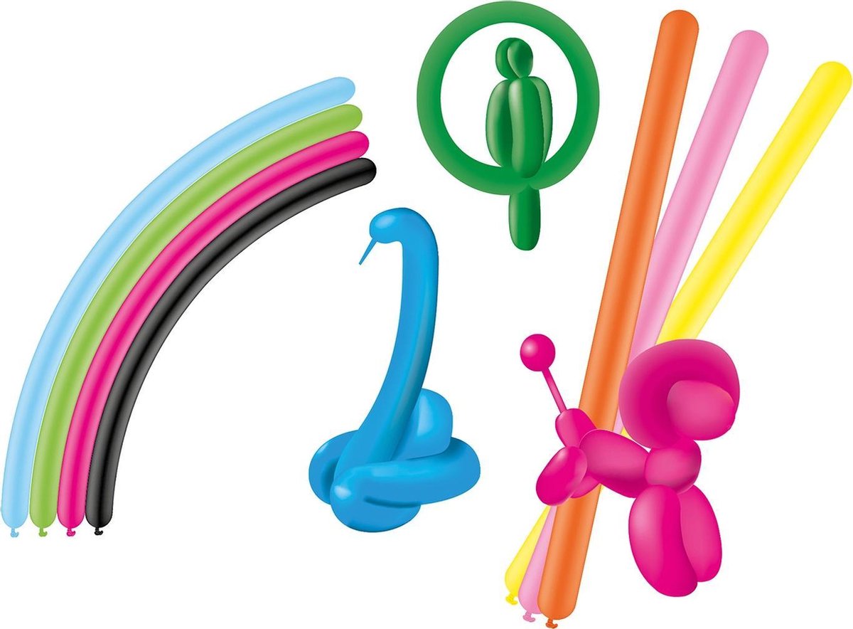 Tib Modelleerballonnenset Latex 6 Stuks