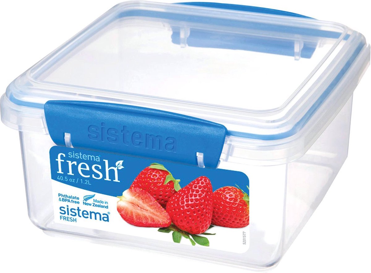 Sistema Fresh voorraaddoos -rechthoekig blauw - 1.2L