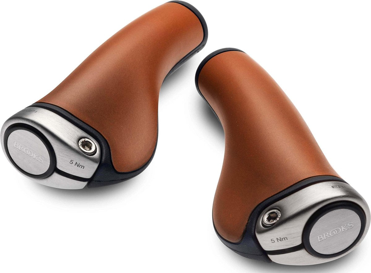 Brooks handvatten Ergon GP1 leer honing