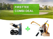 Firsttee - COMBI DEAL - AANBIEDING - Elleboogcorrector & Swing Guide - Verbeter je swing - Swingtrainer - Golf accessoires - Trainingsmaterialen - Trainer - Golfswing  - Cadeau - Houding - Golftrainingsmateriaal - Golf sport - Golf training - Golfset