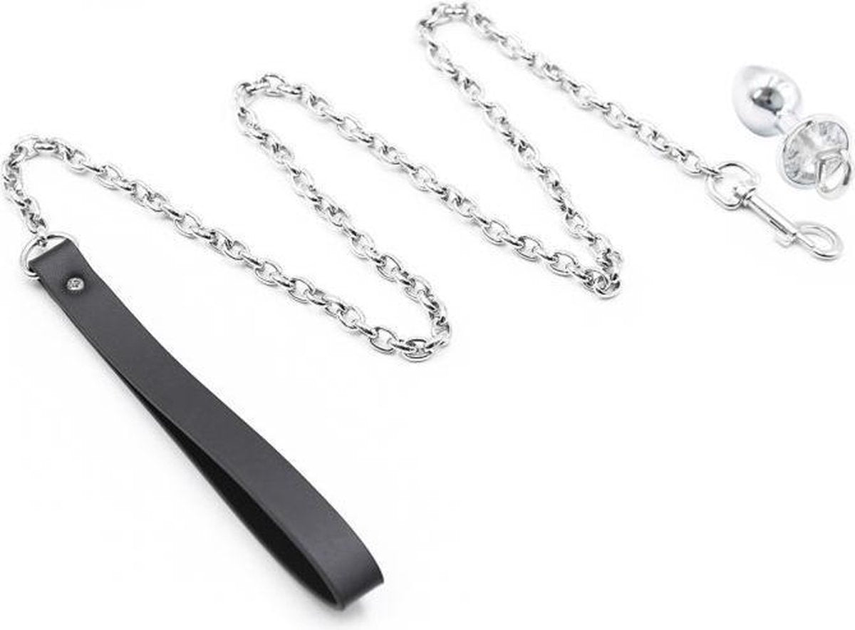 Kiotos Buttplug Aluminium met leiband