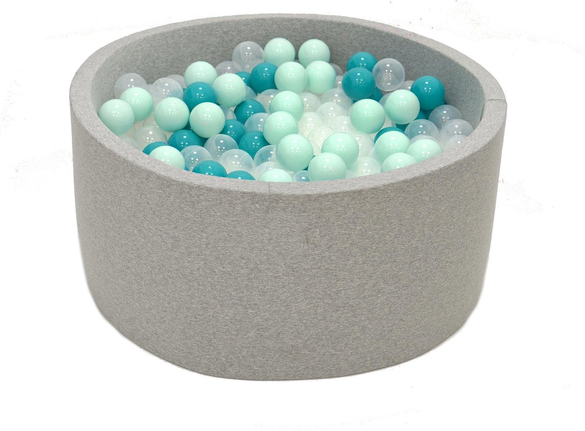 Ballenbak Grijs 90x40 met 250 ballen Munt